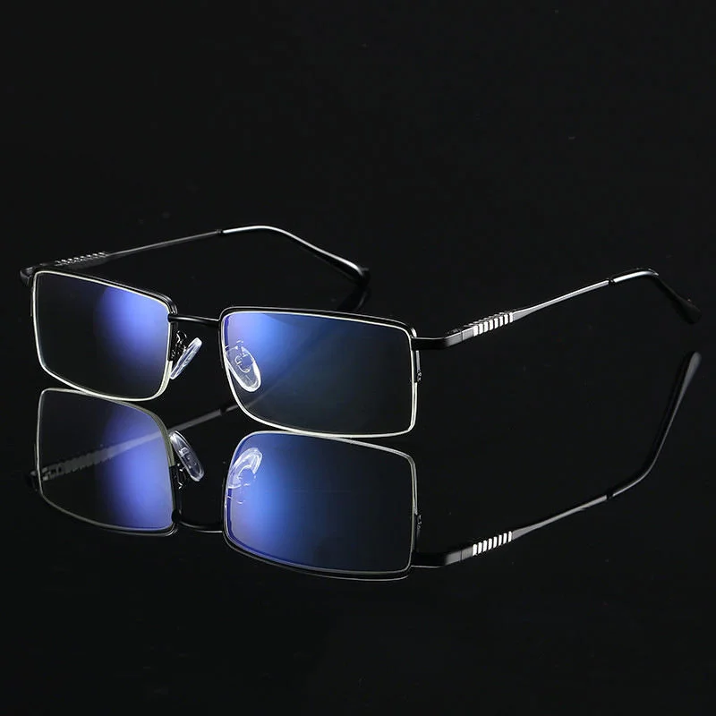 Silver, Black, Purple, Red, Gold Stainless 2025 Metal Half Frame Computer Readers Reading Glasses With Hlaf Rim Stainless Steel - View 4