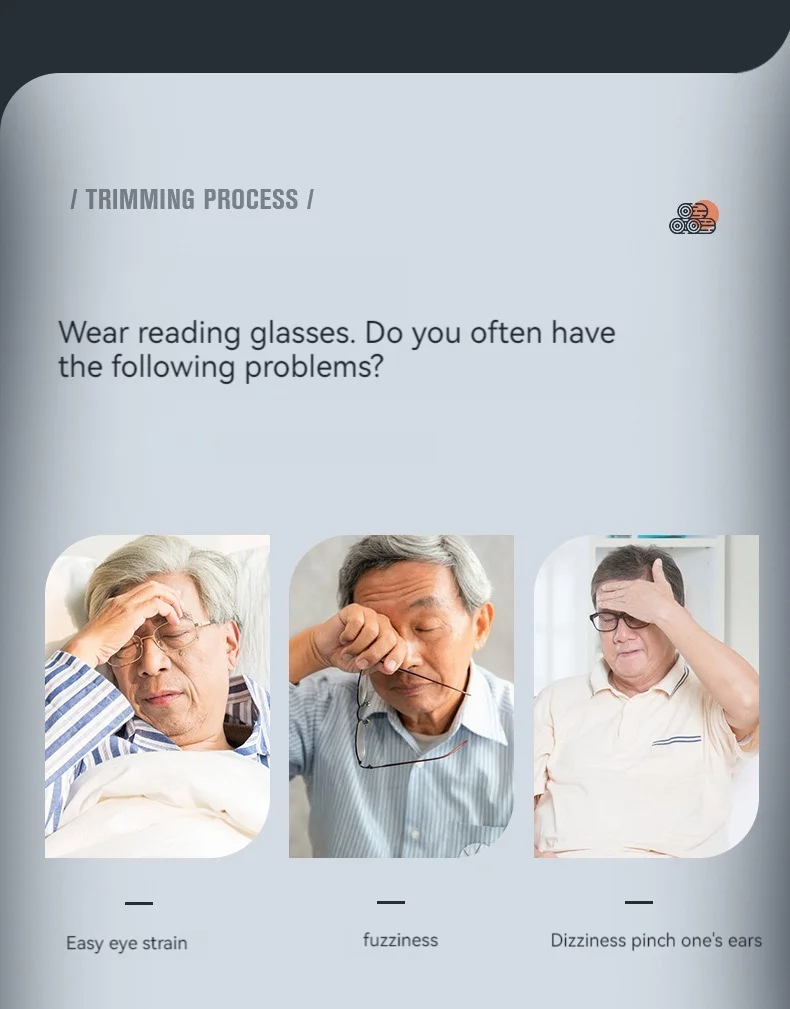 Black Stainless High Quality Fashion square Rhinestone Cut Rimless Presbyopia Metal Anti Blue Light Reading Glasses for Women Men - Details 3
