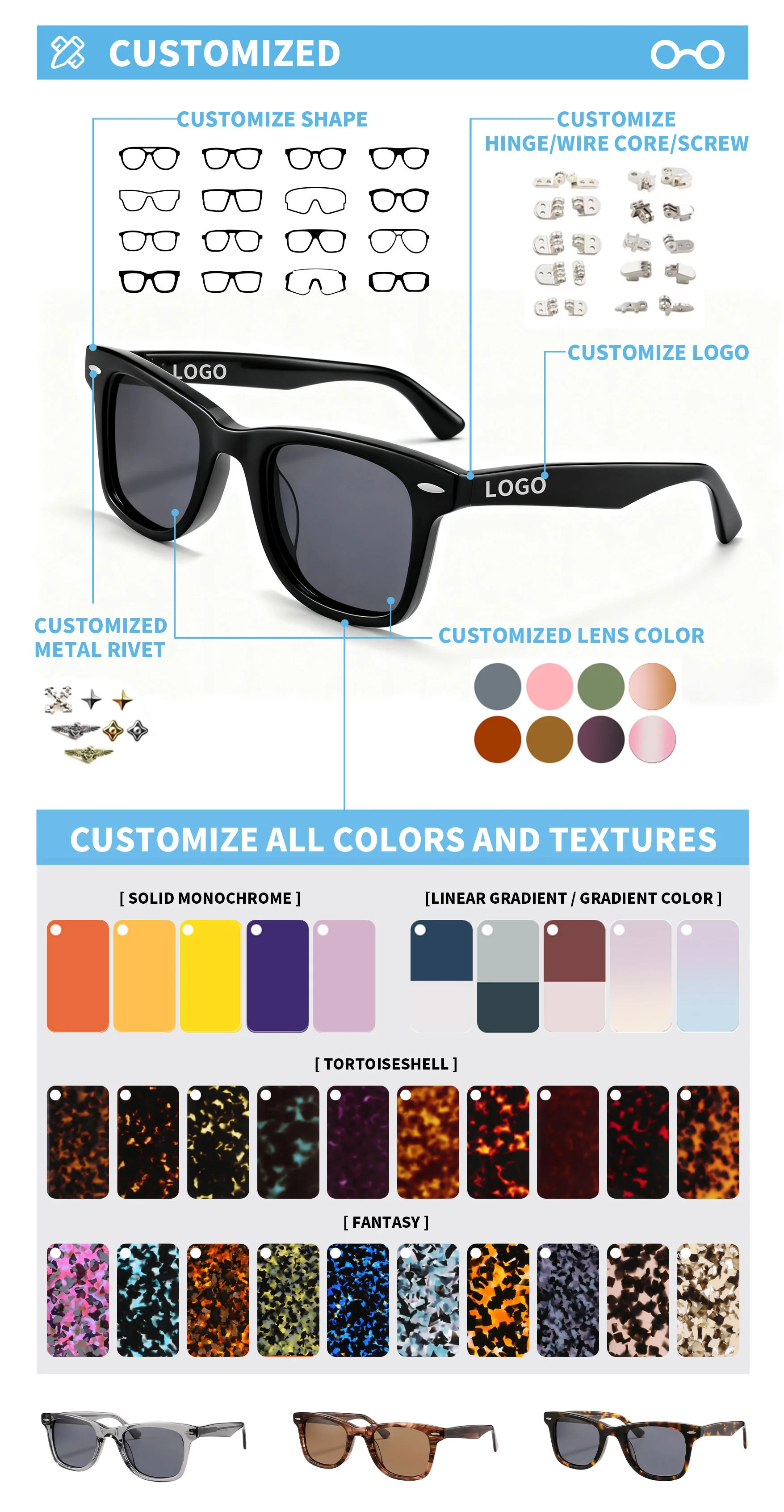  metal Wholesale Fashion Trendy Metal Double Bridge Frame UV400 Protection Shades Sunglasses for Men Rimless Top Flight Sun Glasses - Details 9