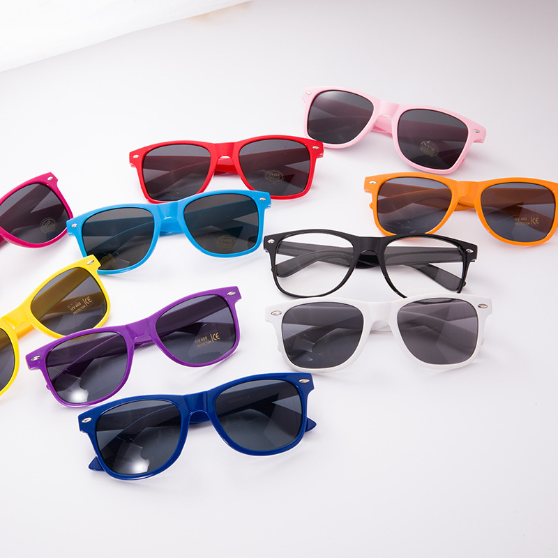 Wholesale Bulk Promotional Men Women Pc Frame Pc Lens Customer Custom Print logo Shades Sun Glasses Custom Sunglasses with logo - Details 2