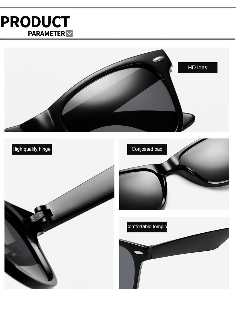 Wholesale Bulk Promotional Men Women Pc Frame Pc Lens Customer Custom Print logo Shades Sun Glasses Custom Sunglasses with logo - Details 4