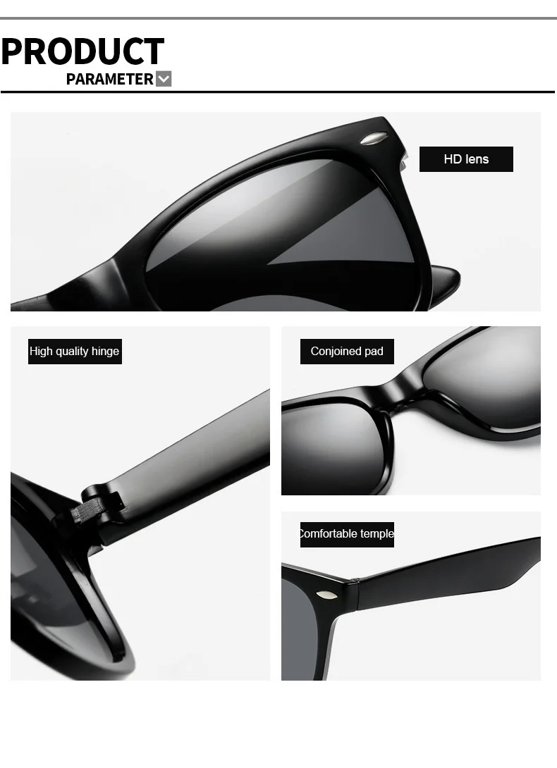 Wholesale Bulk Promotional Men Women Pc Frame Pc Lens Customer Custom Print logo Shades Sun Glasses Custom Sunglasses with logo - Details 4