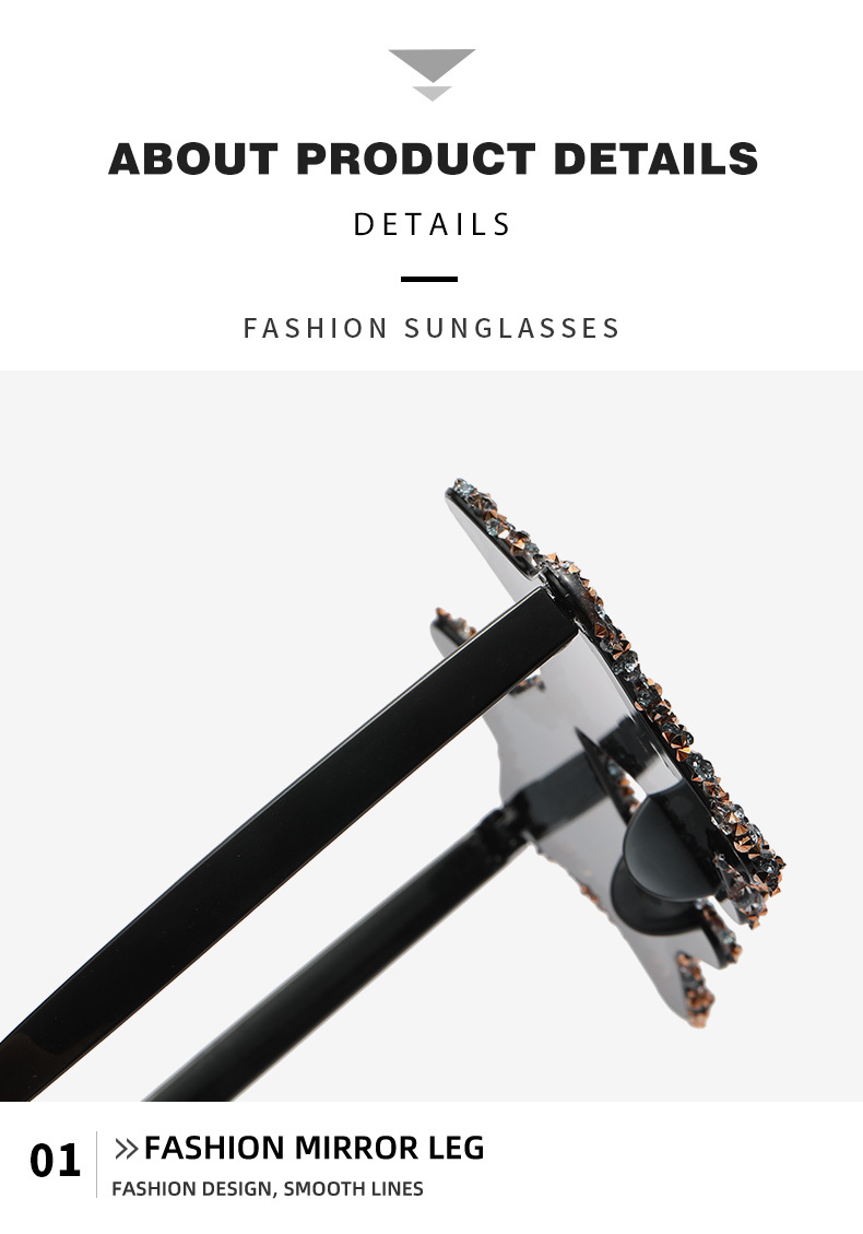 PC+METAL Cute Star Shape Sun Glasses Women Funny Pentagram Eyewear Bling Pink Blue Party Glasses Rimless 2024 New Summer Style Sunglasses - Details 12