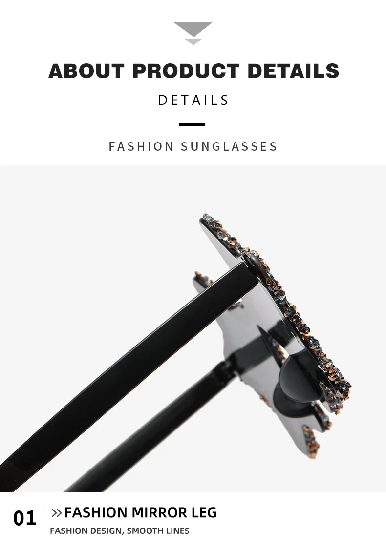  PC+METAL Cute Star Shape Sun Glasses Women Funny Pentagram Eyewear Bling Pink Blue Party Glasses Rimless 2024 New Summer Style Sunglasses - Details 12