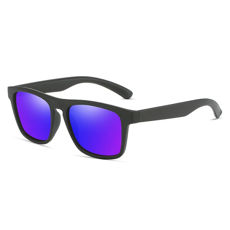 Blue, Green, Gray, Black PC Classic Plastic Frame Uv400 Driving Shades High Quality Custom logo Men Polarized Sunglasses - View 2
