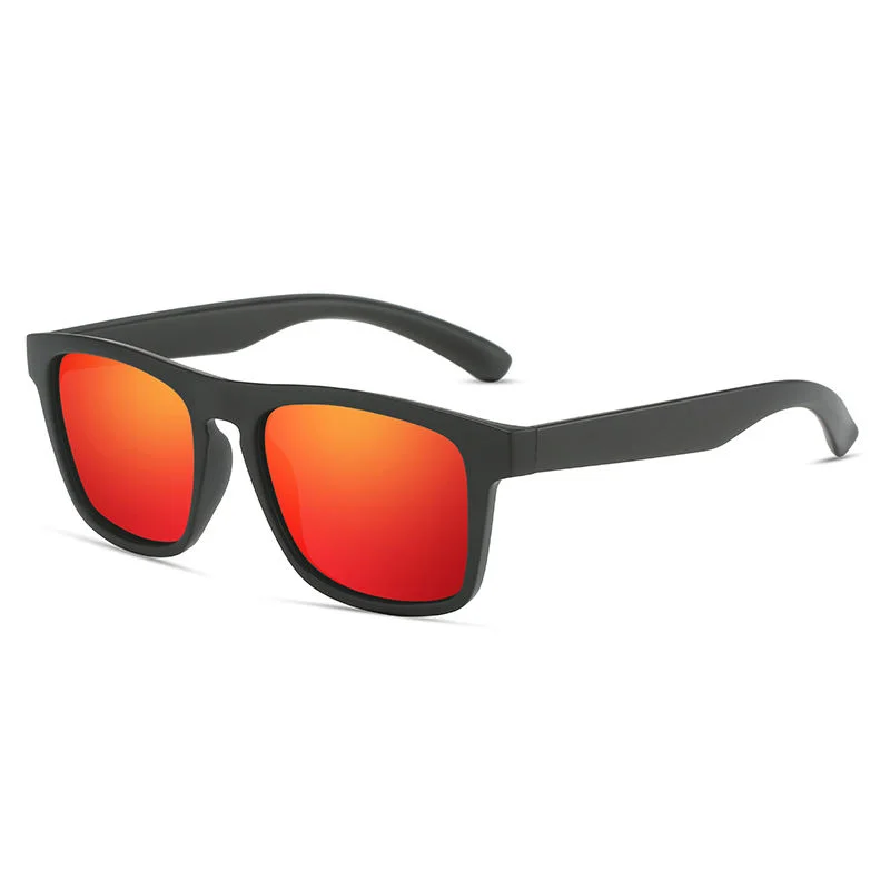 Blue, Green, Gray, Black PC Classic Plastic Frame Uv400 Driving Shades High Quality Custom logo Men Polarized Sunglasses - View 4