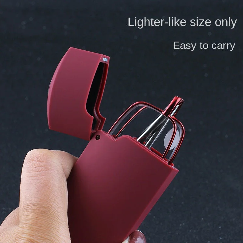 Silver, Gold, Custom Color  Folding Reading Glasses High Quality Anti Blue Light Portable Metal Reading Glasses - View 2