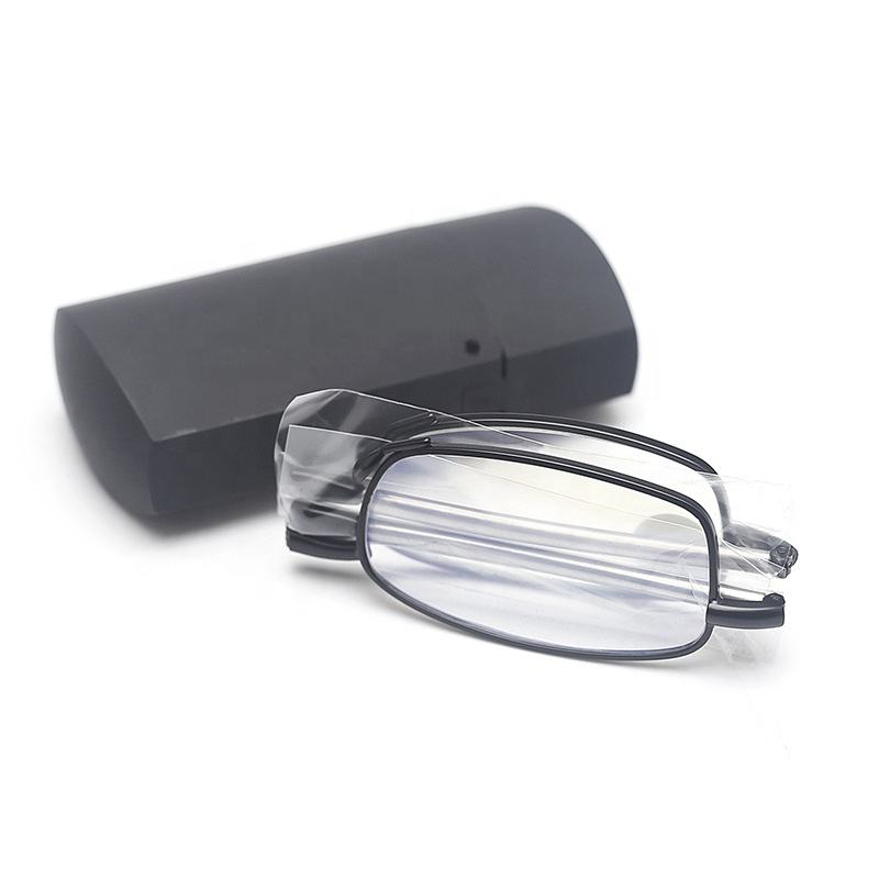 Silver, Gold, Custom Color Folding Reading Glasses High Quality Anti Blue Light Portable Metal Reading Glasses - View 4