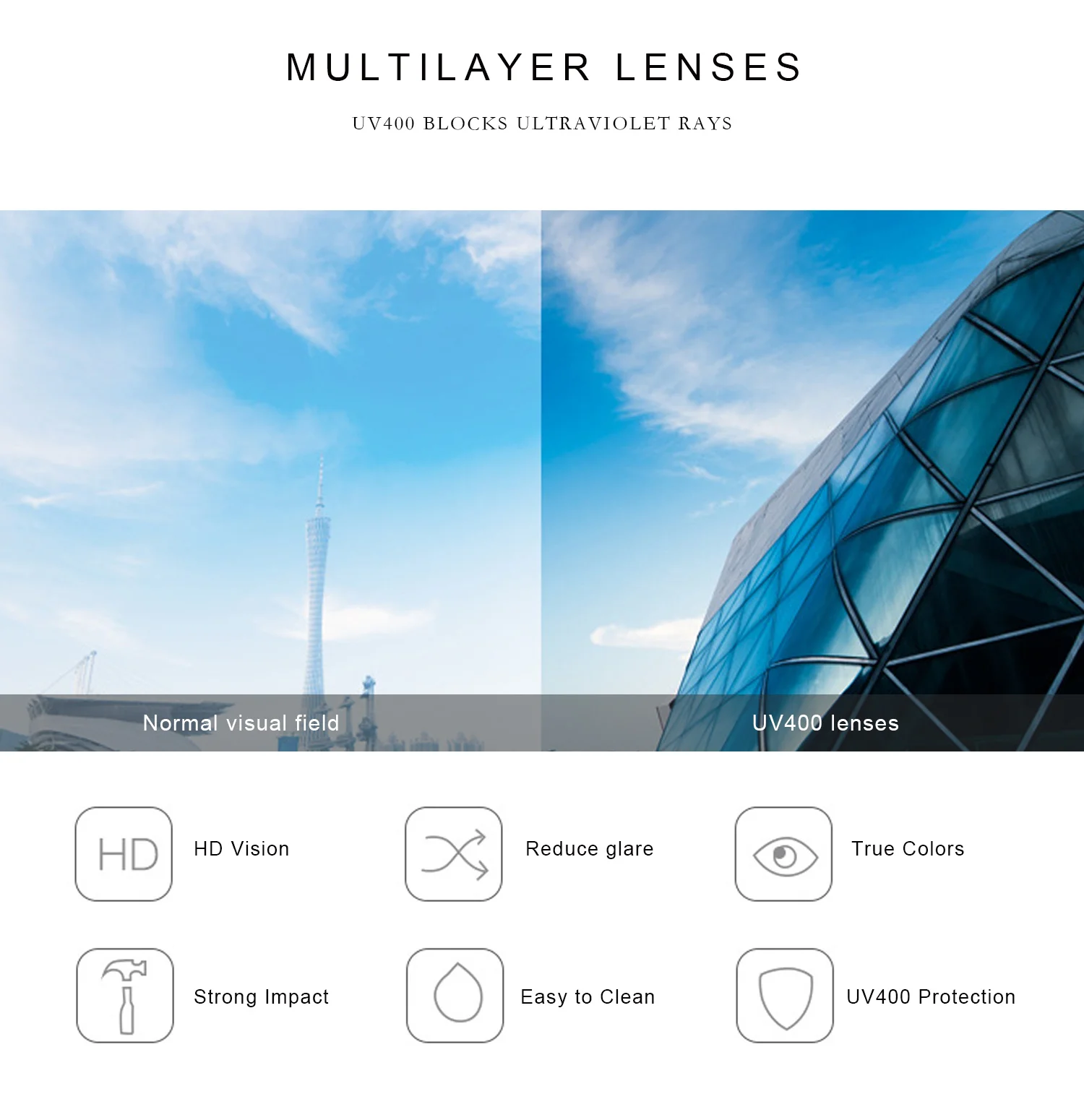 SBlack, Gray, Black Retro Large Metal Frame Polarized Sunglasses Unisex Double Bridge Vintage Oversized Sun Glasses Classic Polarized Sunglasses - Details 3