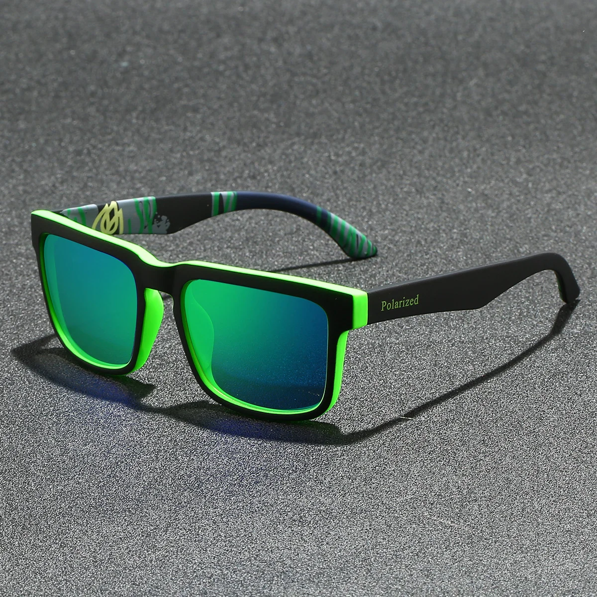 Black PC Polarized Cycling Sunglasses for Men & Women – UV400 Protection Sports Eyewear for Running, Driving, Fishing & Beach. Stylish Outdoor Sun Glasses for All Activities - Details 13