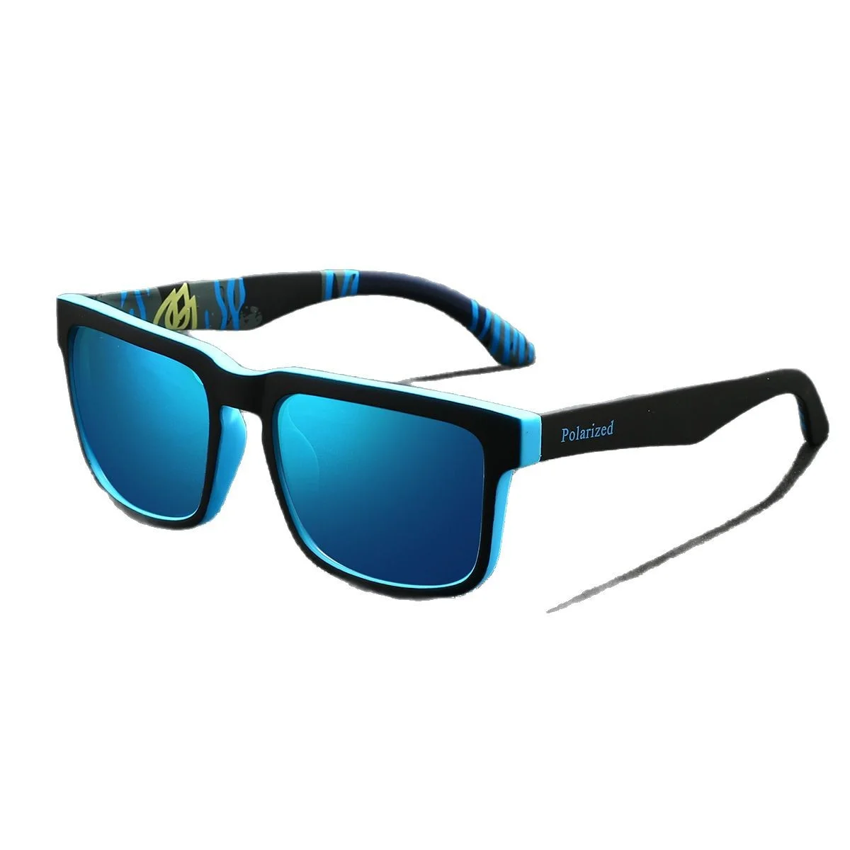Black PC Polarized Cycling Sunglasses for Men & Women – UV400 Protection Sports Eyewear for Running, Driving, Fishing & Beach. Stylish Outdoor Sun Glasses for All Activities - View 4