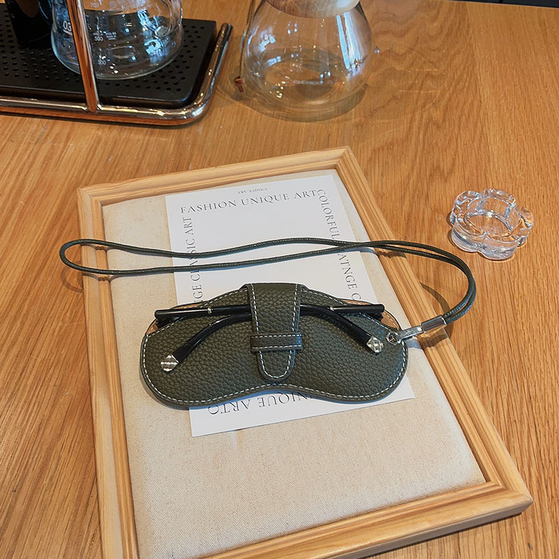 Wholesale Custom Logo Colorful PU Leather Sunglasses Pouch Soft Eye Glasses Case for Eyewear Storage Glasses Pouch Details and Specifications