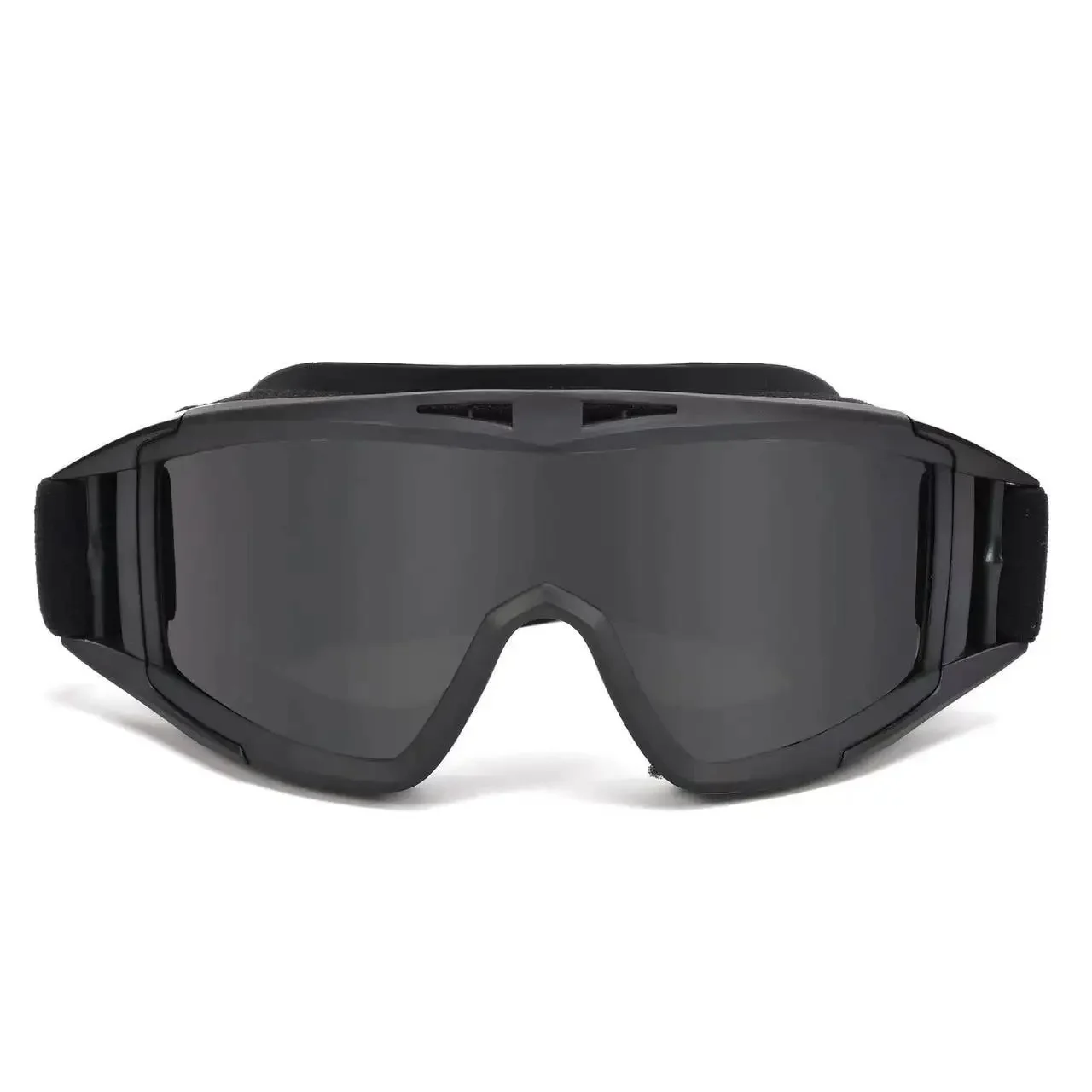   Special Forces Desert Grasshopper Hot Shooting Sunglasses Tactical Safety Goggles with Black Frame - Details 1