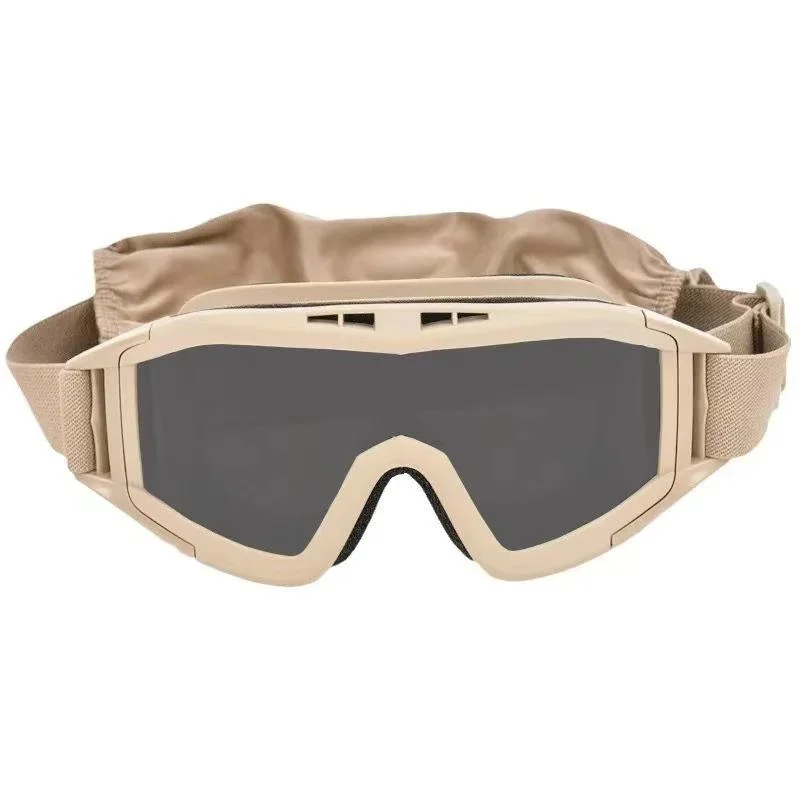   Special Forces Desert Grasshopper Hot Shooting Sunglasses Tactical Safety Goggles with Black Frame - View 1
