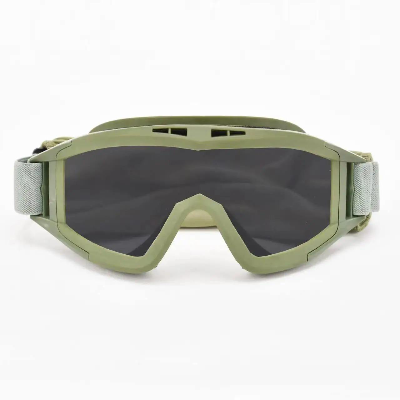 Special Forces Desert Grasshopper Hot Shooting Sunglasses Tactical Safety Goggles with Black Frame - View 2