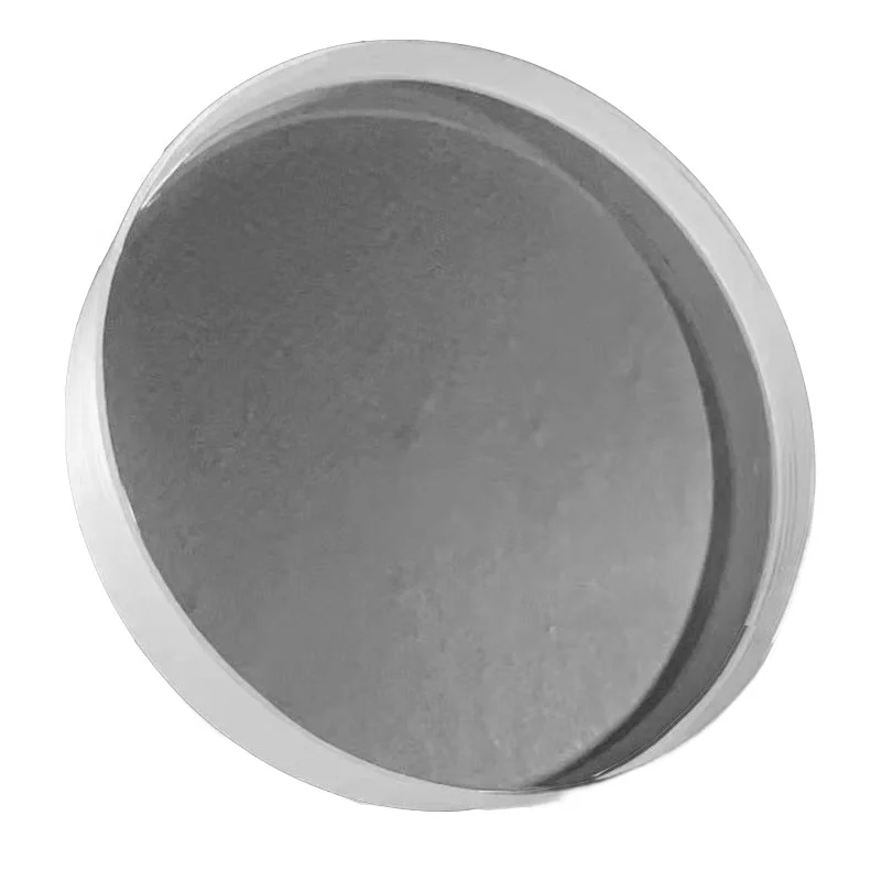 Transparent flat watch glass lens, high-transmittance sapphire lens, optical sapphire glass piece.