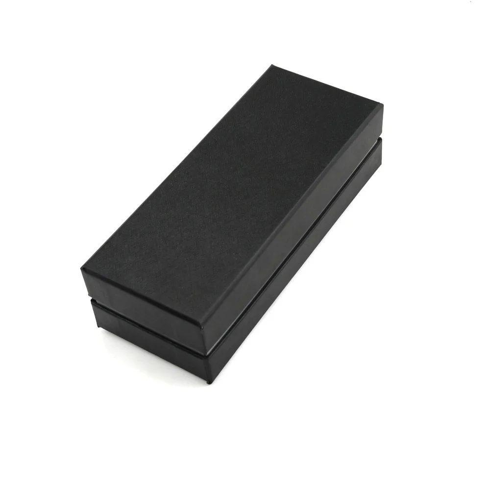 Black Leather Handcrafted Black Leather Glasses Case Set — Large Size Eyewear Box with Gift Bag & Dust Pouch, Custom Logo Available - Details 22