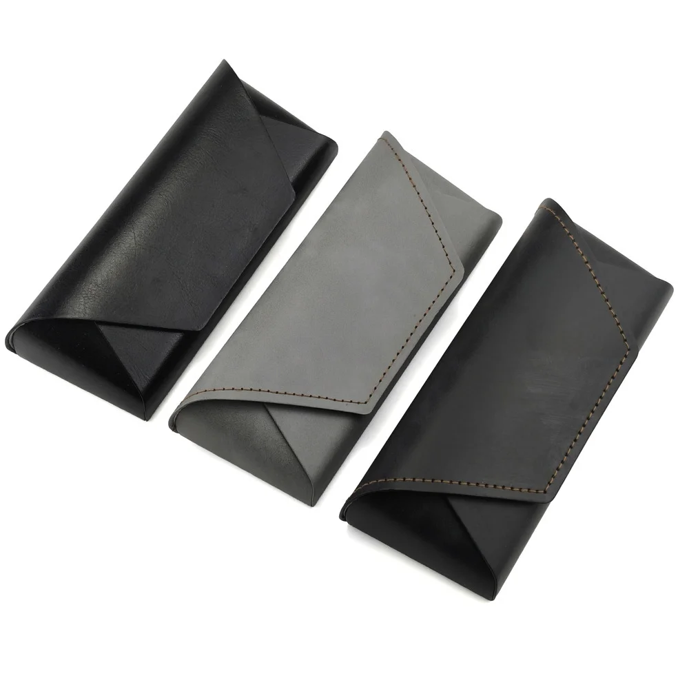  Leather Premium Leather Glasses Case Set — Soft Pouch with Lid-and-Base Gift Box, Custom Logo Available - Details 10