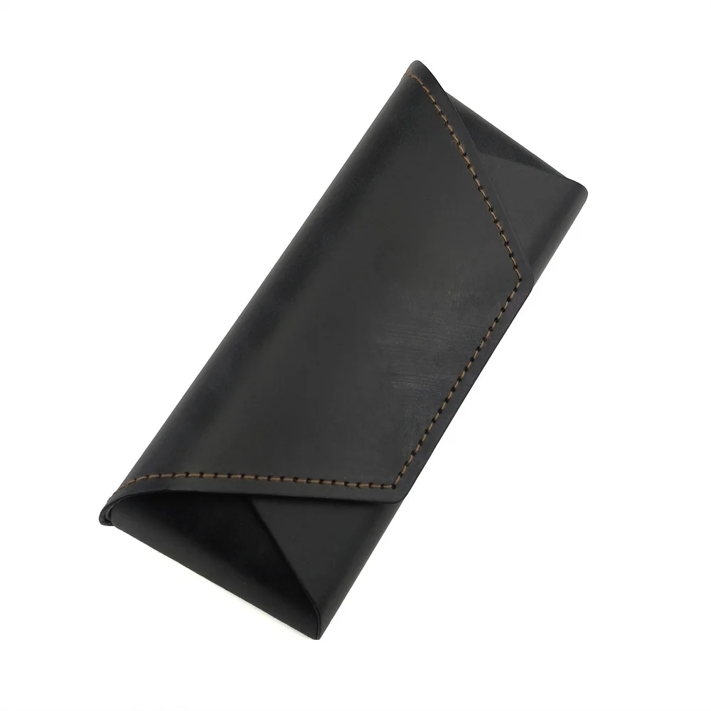 Leather Premium Leather Glasses Case Set — Soft Pouch with Lid-and-Base Gift Box, Custom Logo Available - Details 18