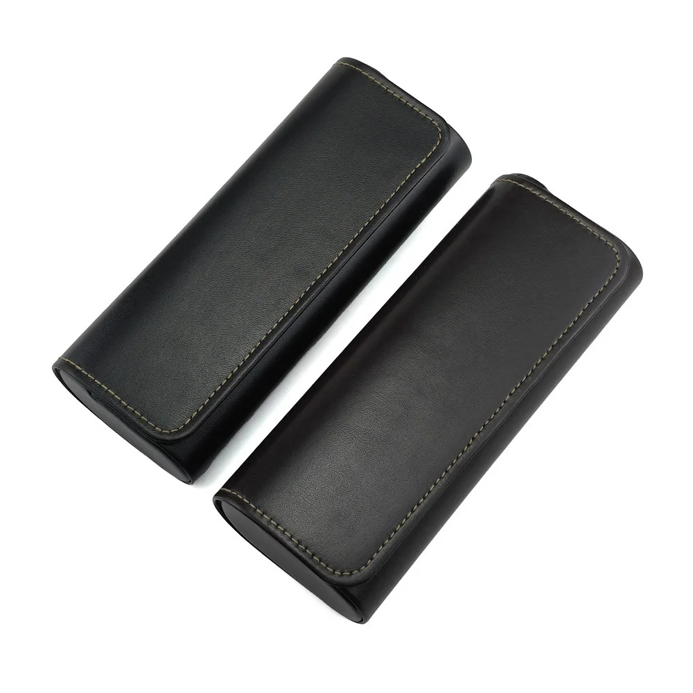  Leather New Arrival Trendy Leather Sunglasses Case Set — Portable Lid-and-Base Box with Soft Pouch, Complete Eyewear Packaging Kit, Custom Logo Available - Details 19