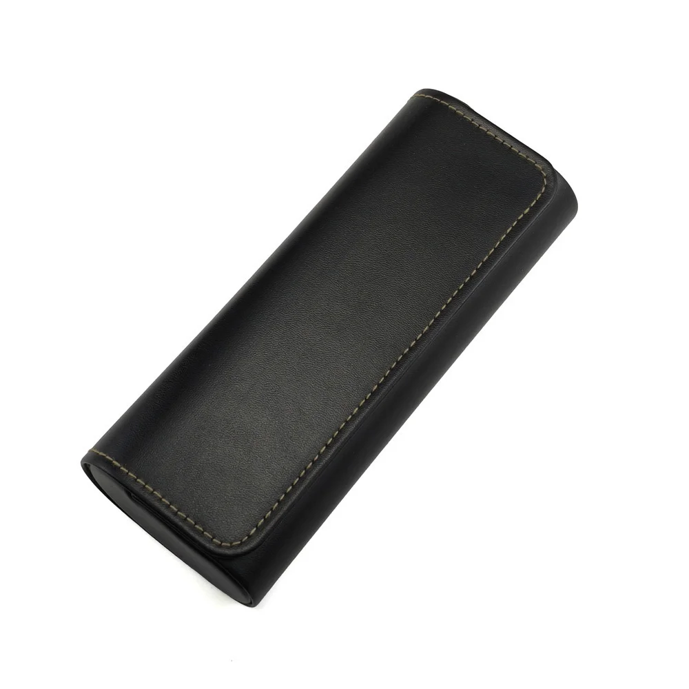 Leather New Arrival Trendy Leather Sunglasses Case Set — Portable Lid-and-Base Box with Soft Pouch, Complete Eyewear Packaging Kit, Custom Logo Available - Details 20