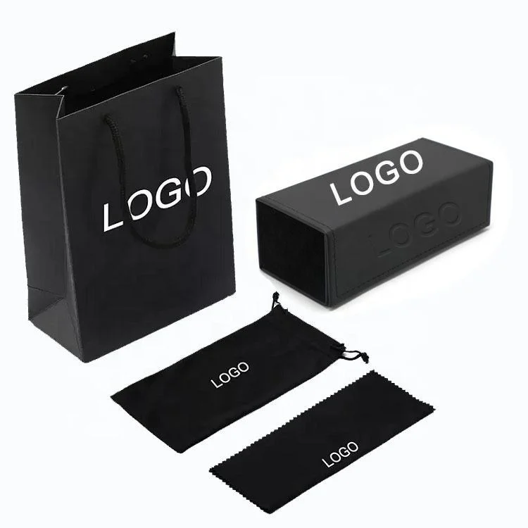  Leather New Arrival Leather Folding Sunglasses Case — Crush-Resistant Rectangular Hard Shell Box with Sliding Drawer Design - Details 4