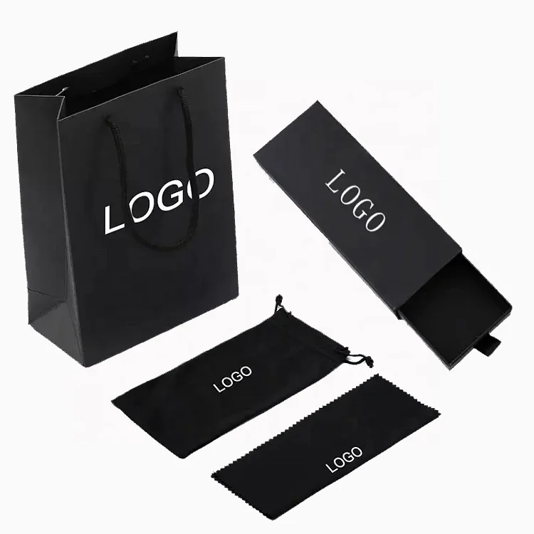  Leather New Arrival Leather Folding Sunglasses Case — Crush-Resistant Rectangular Hard Shell Box with Sliding Drawer Design - View 6