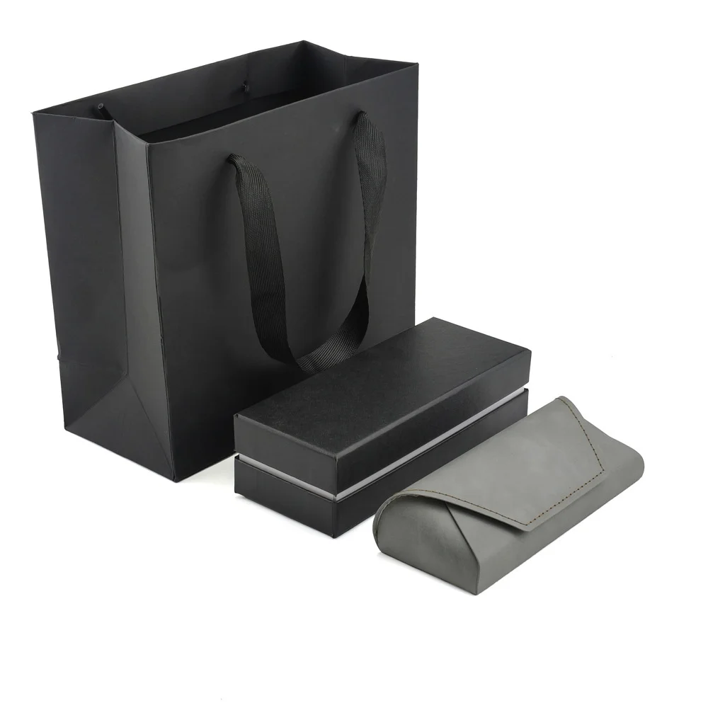  PU Leather Premium PU Leather Glasses Case Set — Lid-and-Base Box for Sunglasses & Prescription Glasses, Custom Logo Available - Details 26