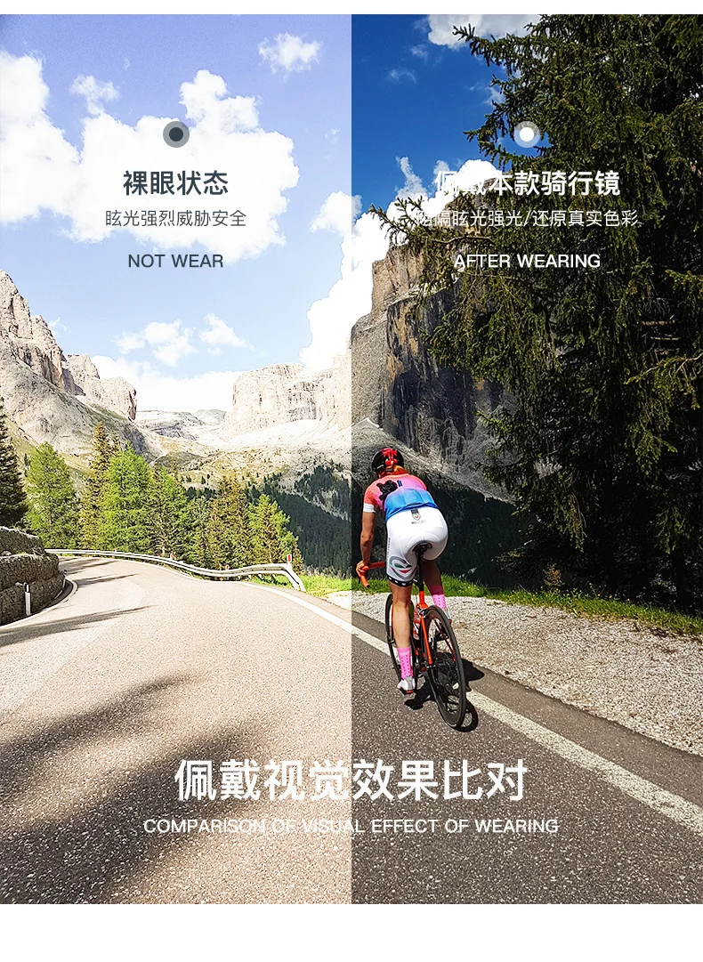 Black Polycarbonate (PC) Windproof Cycling Glasses - Stylish Outdoor Sports Sunglasses / $1.86 per pair (Wholesale Price) - View 3