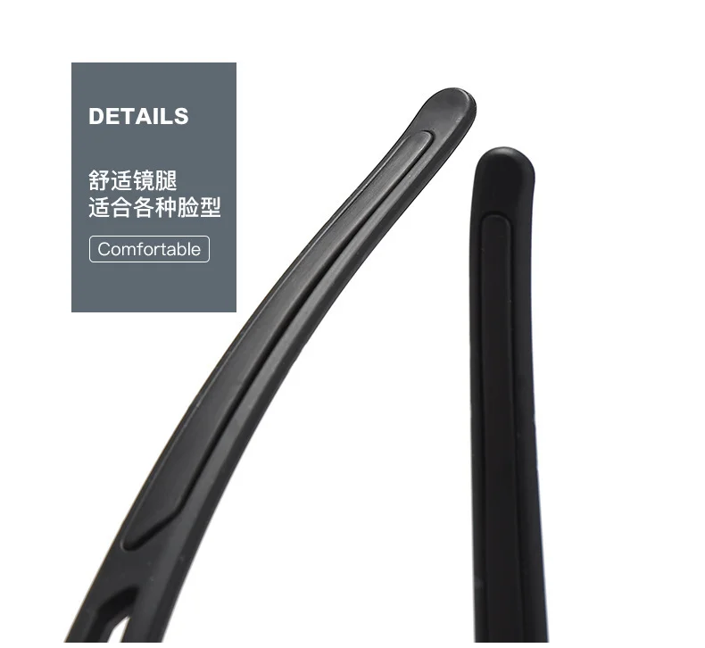 Black Polycarbonate (PC) Windproof Cycling Glasses - Stylish Outdoor Sports Sunglasses / $1.86 per pair (Wholesale Price) - Details 4