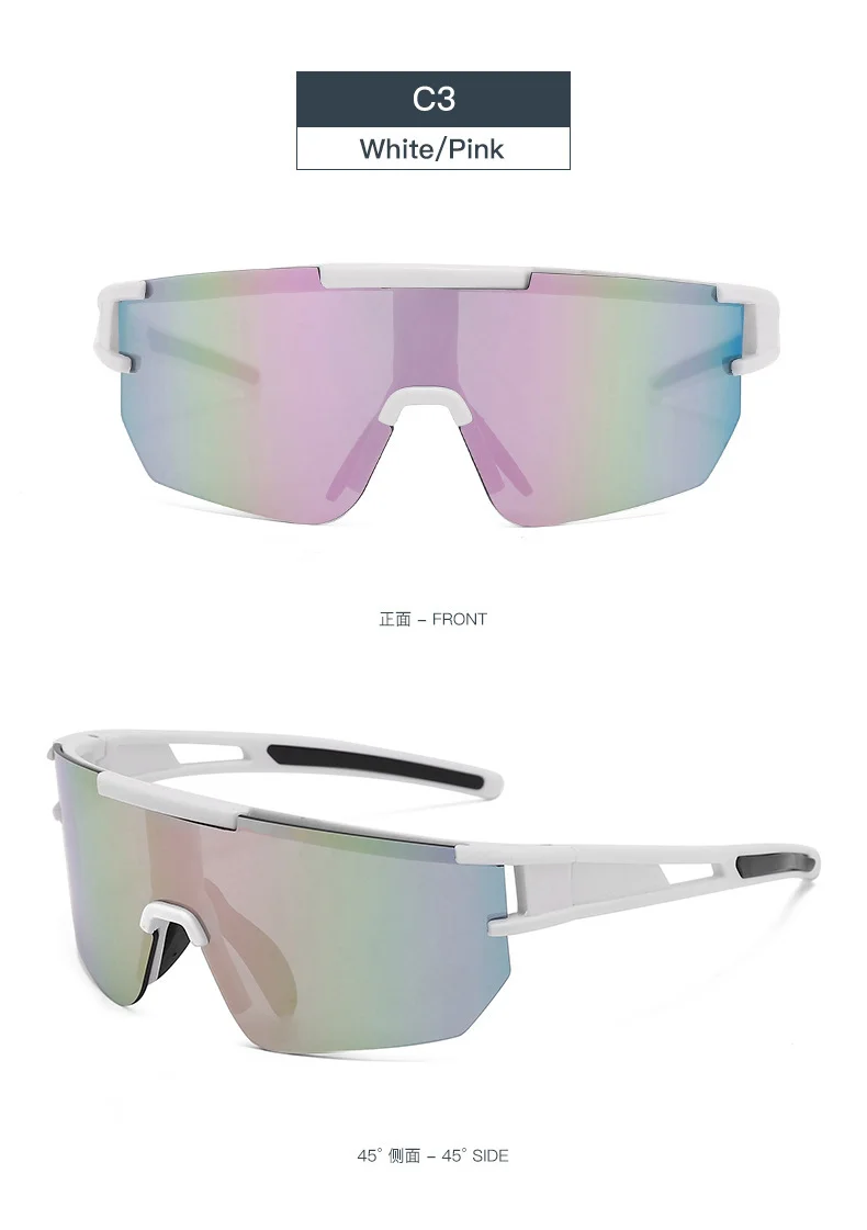 Black Polycarbonate (PC) Windproof Cycling Glasses - Stylish Outdoor Sports Sunglasses / $1.86 per pair (Wholesale Price) - Details 10