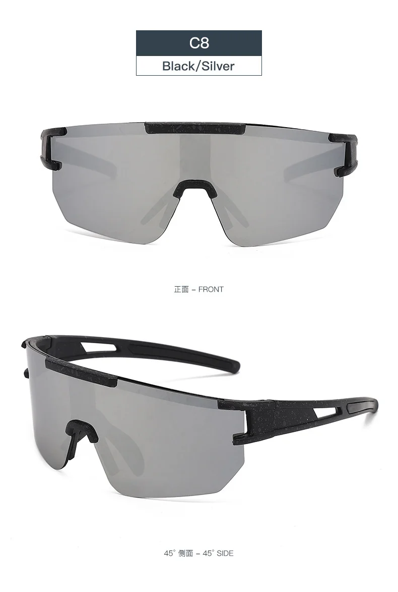 Black Polycarbonate (PC) Windproof Cycling Glasses - Stylish Outdoor Sports Sunglasses / $1.86 per pair (Wholesale Price) - Details 14
