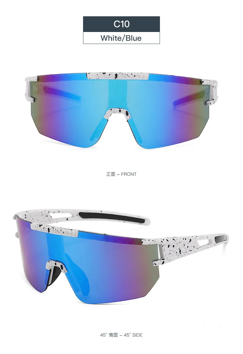 Black Polycarbonate (PC) Windproof Cycling Glasses - Stylish Outdoor Sports Sunglasses / $1.86 per pair (Wholesale Price) - Details 16