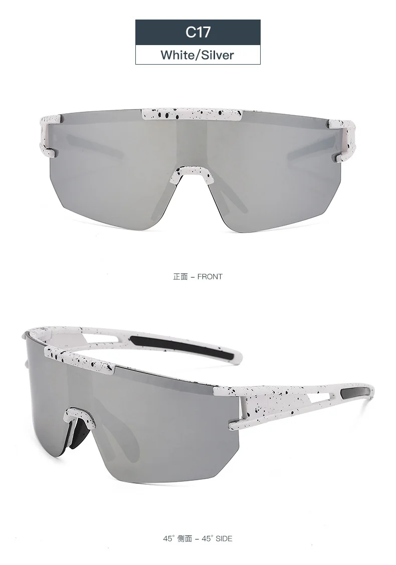 Black Polycarbonate (PC) Windproof Cycling Glasses - Stylish Outdoor Sports Sunglasses / $1.86 per pair (Wholesale Price) - Details 19