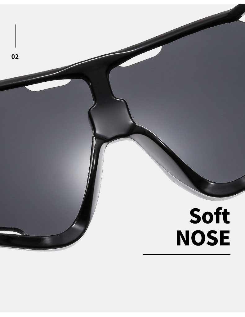 Gold PC Alloy (Plastic) Neon Silver UV400 Cycling & Running Sunglasses / $1.03 per pair (Wholesale Price) - Details 5