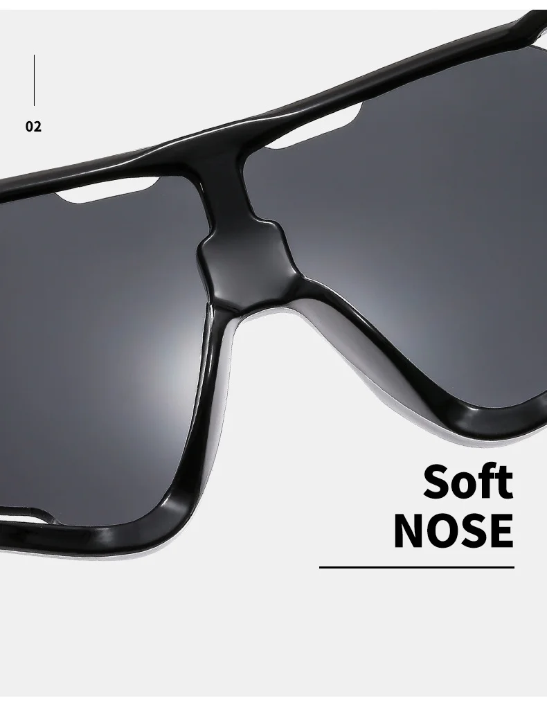 Gold PC Alloy (Plastic) Neon Silver UV400 Cycling & Running Sunglasses / $1.03 per pair (Wholesale Price) - Details 5
