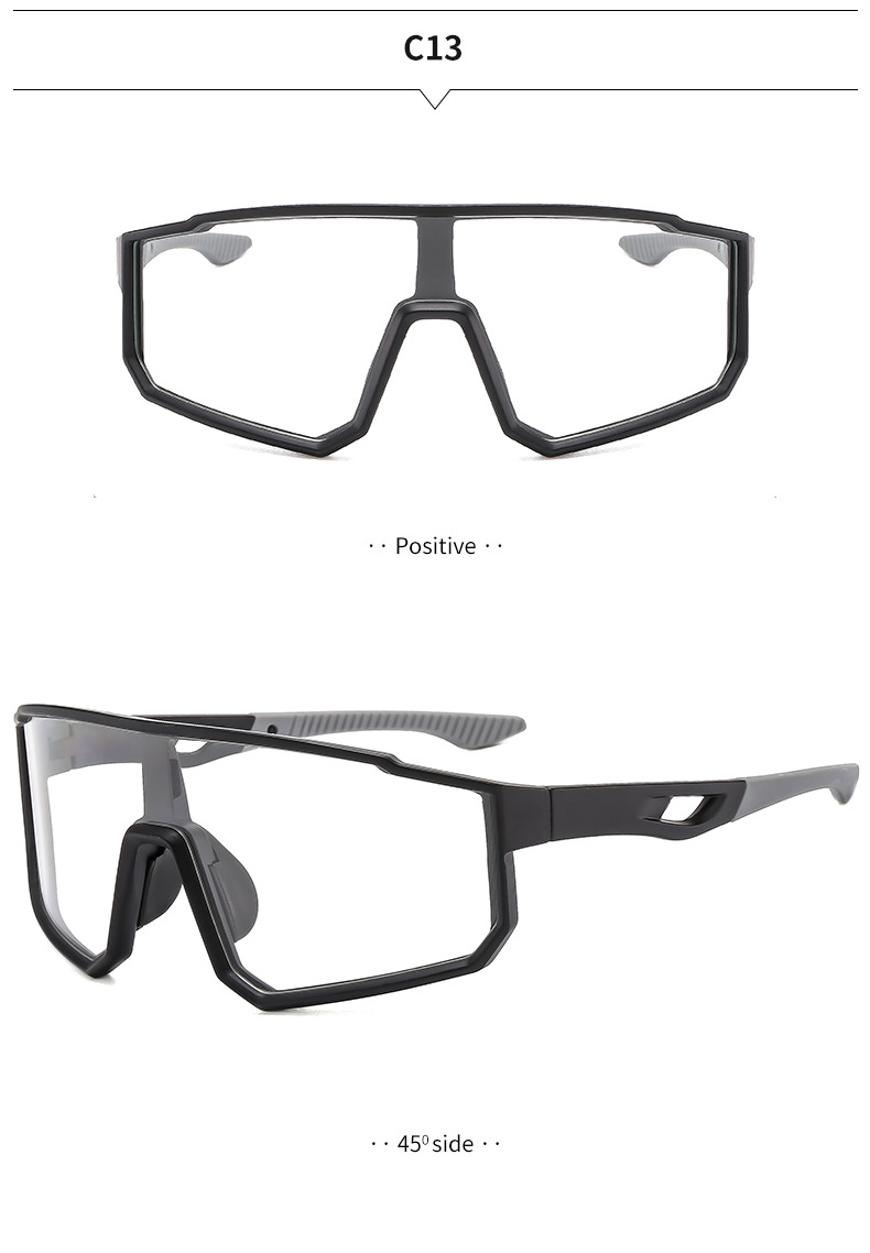 Black Polycarbonate (PC) Neon UV400 Cycling & Running Sunglasses / $1.11 per pair (Wholesale Price) - Details 15