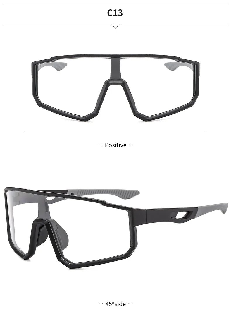 Black Polycarbonate (PC) Neon UV400 Cycling & Running Sunglasses / $1.11 per pair (Wholesale Price) - Details 15