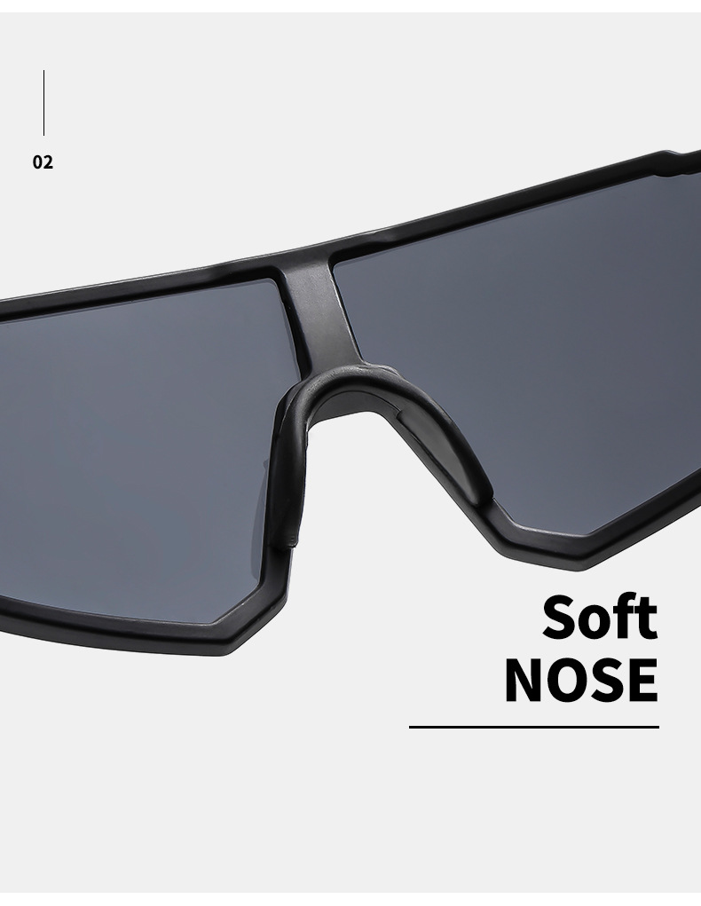 Black Polycarbonate (PC) Neon UV400 Cycling & Running Sunglasses / $1.11 per pair (Wholesale Price) - Details 17