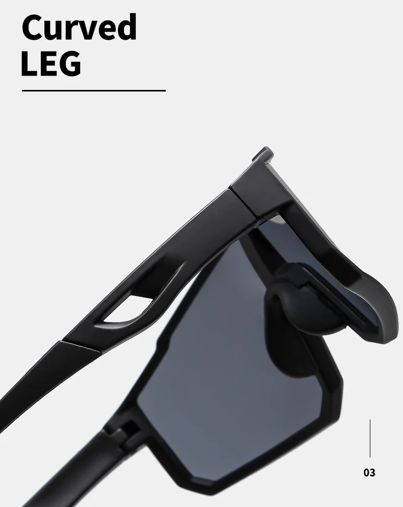 Black Polycarbonate (PC) Neon UV400 Cycling & Running Sunglasses / $1.11 per pair (Wholesale Price) - Details 18