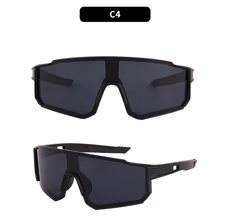 Black Polycarbonate (PC) Wholesale Neon Cycling Sunglasses UV400 / $1.03 per pair (Wholesale Price) - View 5
