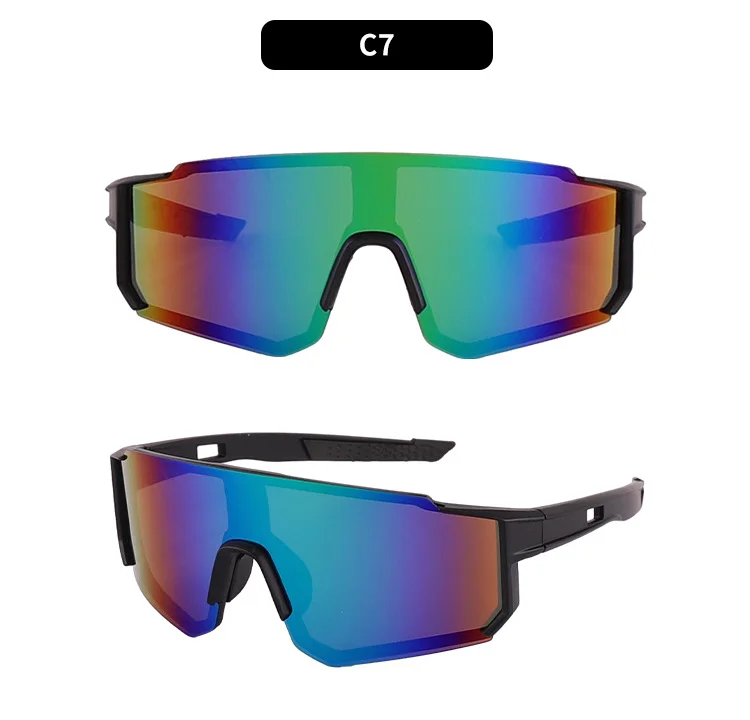 Black Polycarbonate (PC) Wholesale Neon Cycling Sunglasses UV400 / $1.03 per pair (Wholesale Price) - Details 3