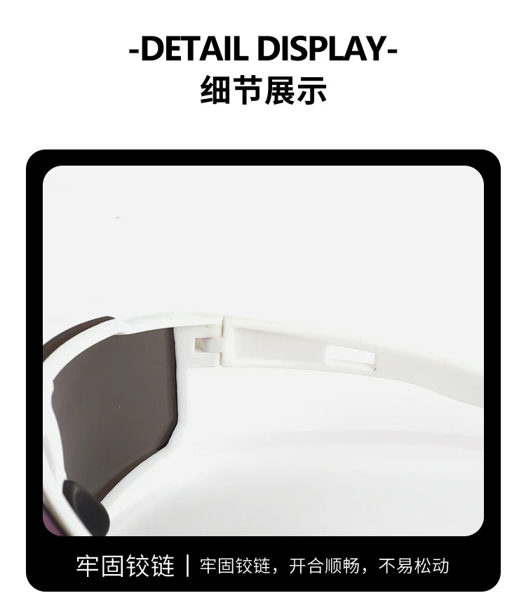 Black Polycarbonate (PC) Wholesale Neon Cycling Sunglasses UV400 / $1.03 per pair (Wholesale Price) - Details 10