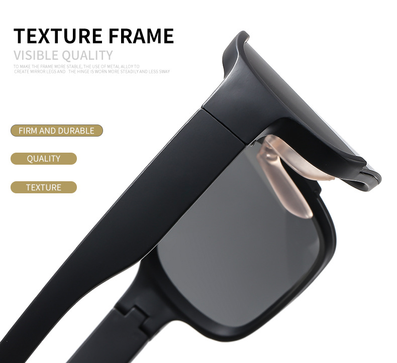 Black PC Alloy (Plastic) UV400 Glow Cycling Sunglasses / $0.82 per pair (Wholesale Price) - View 3