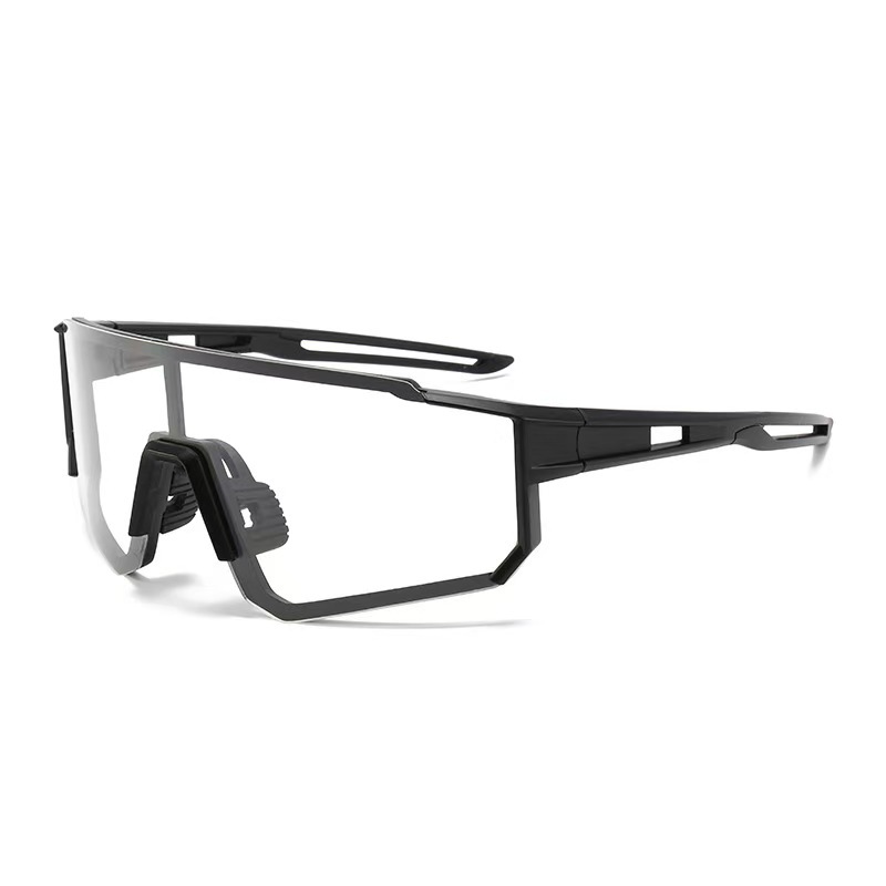 Black-Grey,White-Grey,Black-Green Revo... PC Stylish Cycling Sunglasses for Men & Women – Day & Night Outdoor Sports Eyewear with UV400 Protection. Trendy Euro-American Design for Running, Riding, and Driving - Details 7