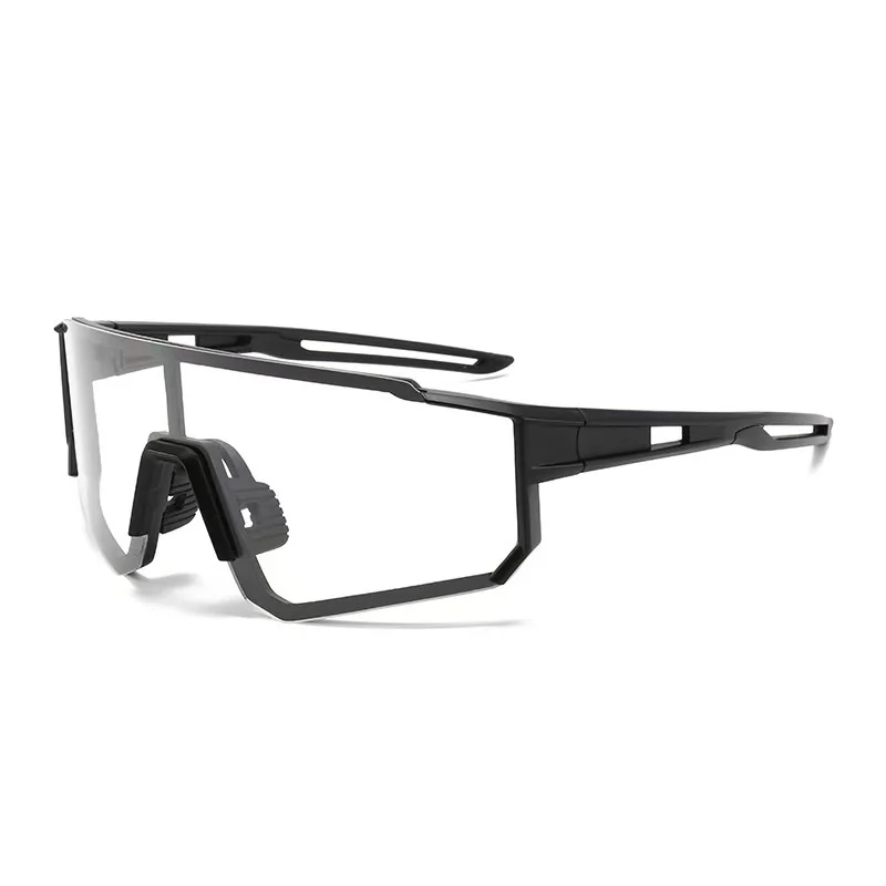 Black-Grey,White-Grey,Black-Green Revo... PC Stylish Cycling Sunglasses for Men & Women – Day & Night Outdoor Sports Eyewear with UV400 Protection. Trendy Euro-American Design for Running, Riding, and Driving - Details 7