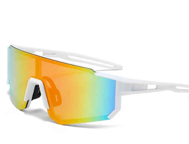 Black-Grey,White-Grey,Black-Green Revo... PC Stylish Cycling Sunglasses for Men & Women – Day & Night Outdoor Sports Eyewear with UV400 Protection. Trendy Euro-American Design for Running, Riding, and Driving - Details 13