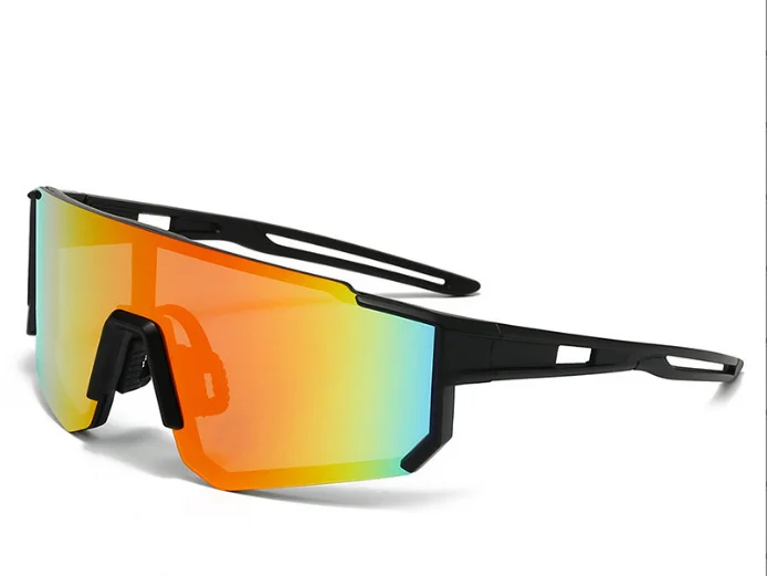 Black-Grey,White-Grey,Black-Green Revo... PC Stylish Cycling Sunglasses for Men & Women – Day & Night Outdoor Sports Eyewear with UV400 Protection. Trendy Euro-American Design for Running, Riding, and Driving - View 3
