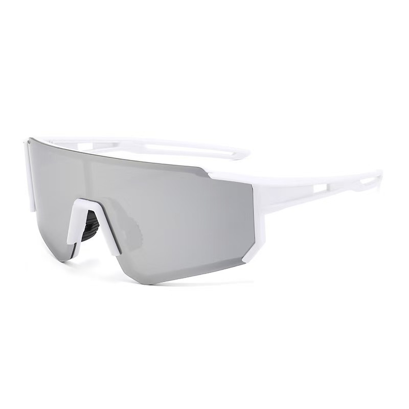 Black-Grey,White-Grey,Black-Green Revo... PC Stylish Cycling Sunglasses for Men & Women – Day & Night Outdoor Sports Eyewear with UV400 Protection. Trendy Euro-American Design for Running, Riding, and Driving - View 7