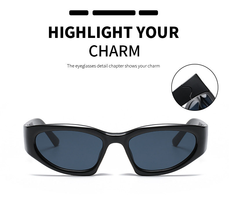 Electroplated Silver Metal Women's Y2K Style Ultra-Cool Sunglasses / $0.52 per pair (Wholesale Price) - View 2